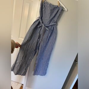 Gingham Jumpsuit